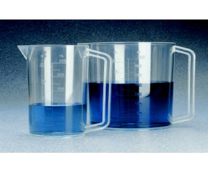 美國Nalgene 1220 帶柄帶刻度燒杯，高密度聚乙烯