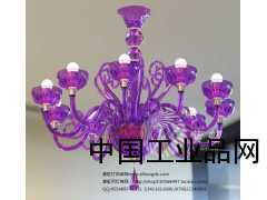 意大利風(fēng)格彩色燈具簡約歐式吊燈 紫虹燈飾
