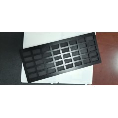 動(dòng)力電池管理系統(tǒng)BMS芯片專(zhuān)用黑色全防靜電治具板埋芯板